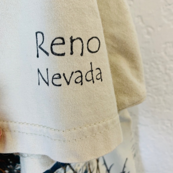 Vintage Crop Top Large Wolf Theme Wolves Reno Nevada - Picture 13 of 16